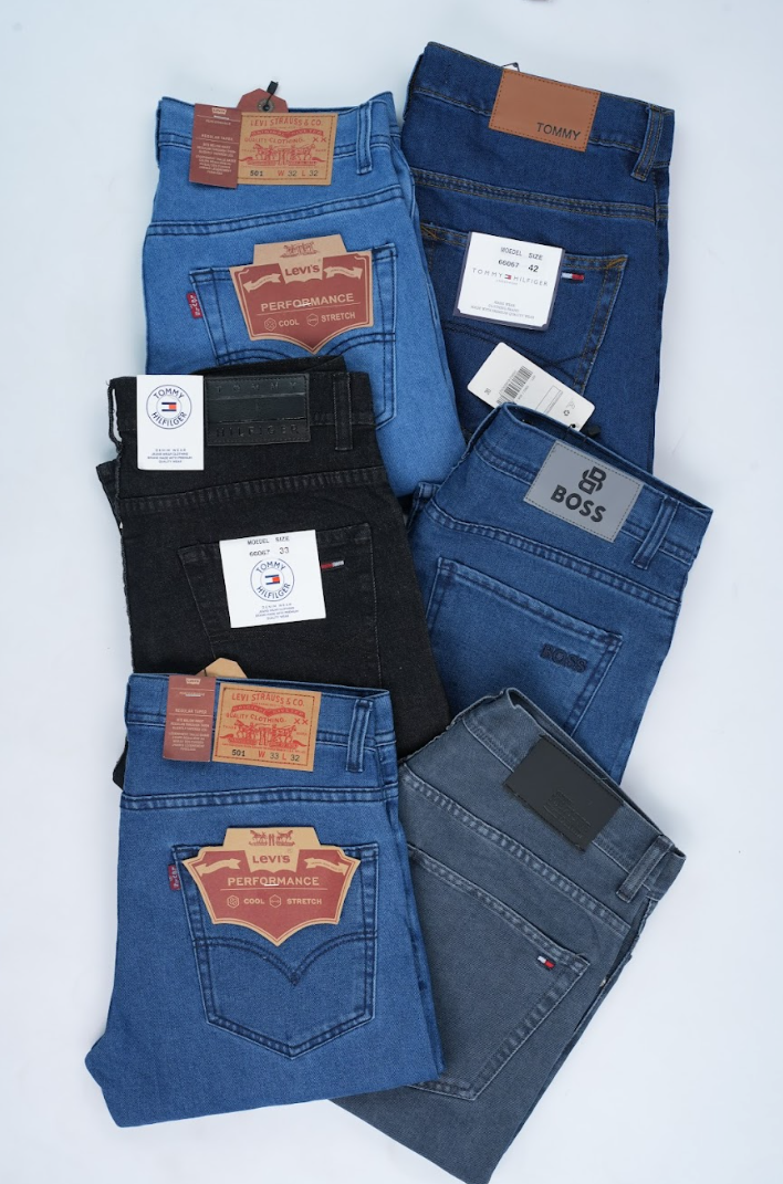 Pack 3 Jeans confortable Couleurs Variées