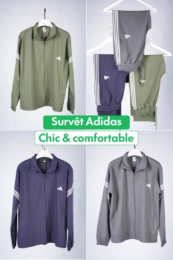 Survêtement Adidas 2026  (Ziti, Bleu, Gris)