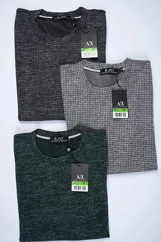 Pack de 3 tricots KHAITE Coton respirant & élégant ( Noir + Gris + Ziti )