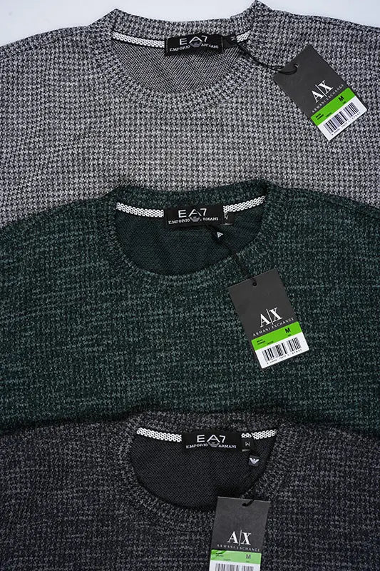 Pack de 3 tricots KHAITE Coton respirant & élégant ( Noir + Gris + Ziti )